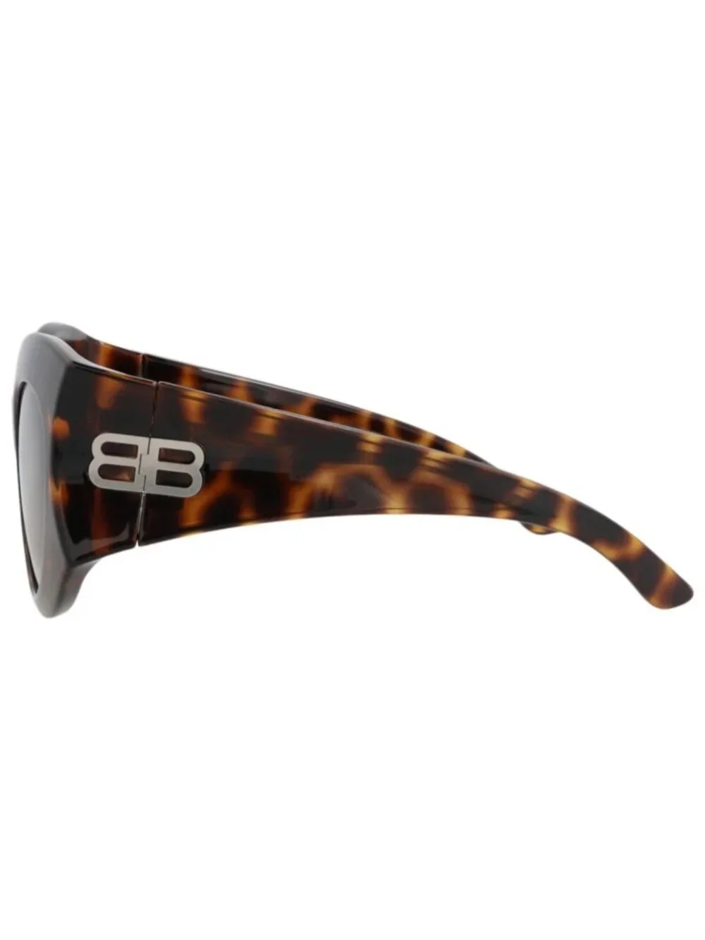 New Balenciaga Women's Sunglasses Cat Eye Bio Injection Frame Havana Havana
